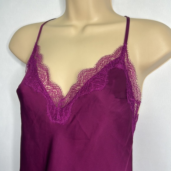 Victoria’s Secret silky lace lingerie slip dress - Picture 3 of 6